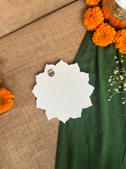 Handcrafted Sunflower Lippan Art Diya / Candle / Small Idol Holder | Wall & Floor Decor | Handmade in India | 5.5 Inch